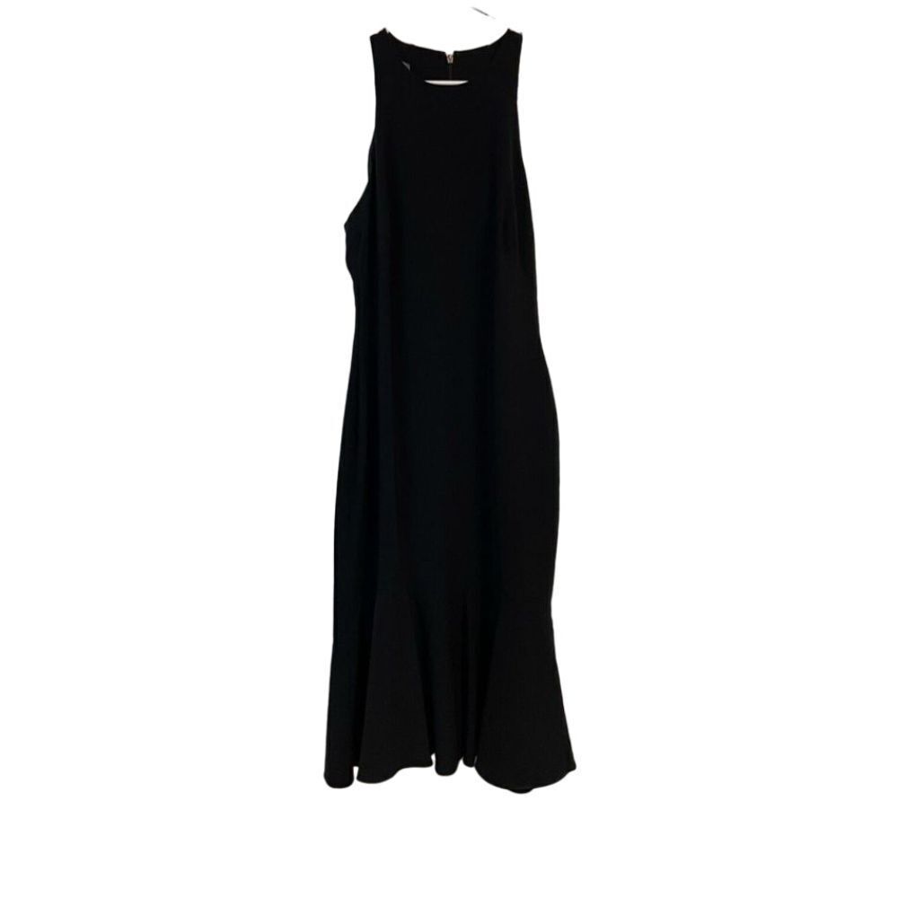 Ralph Lauren Black Label Rhonie Dress Black NWT size 10 Racer Back Knee Length